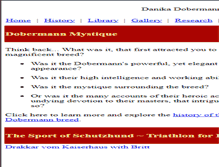 Tablet Screenshot of danika.com